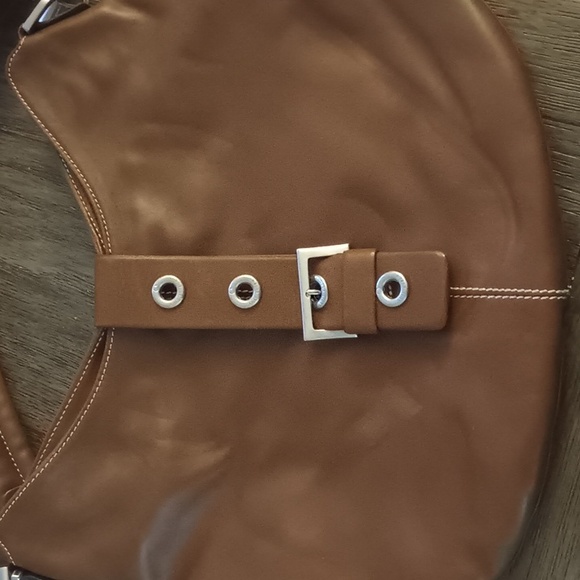 Luis Esteve Purse Soft Leather Shoulder Handbag Silver Hardware Made in Spain - Picture 10 of 11